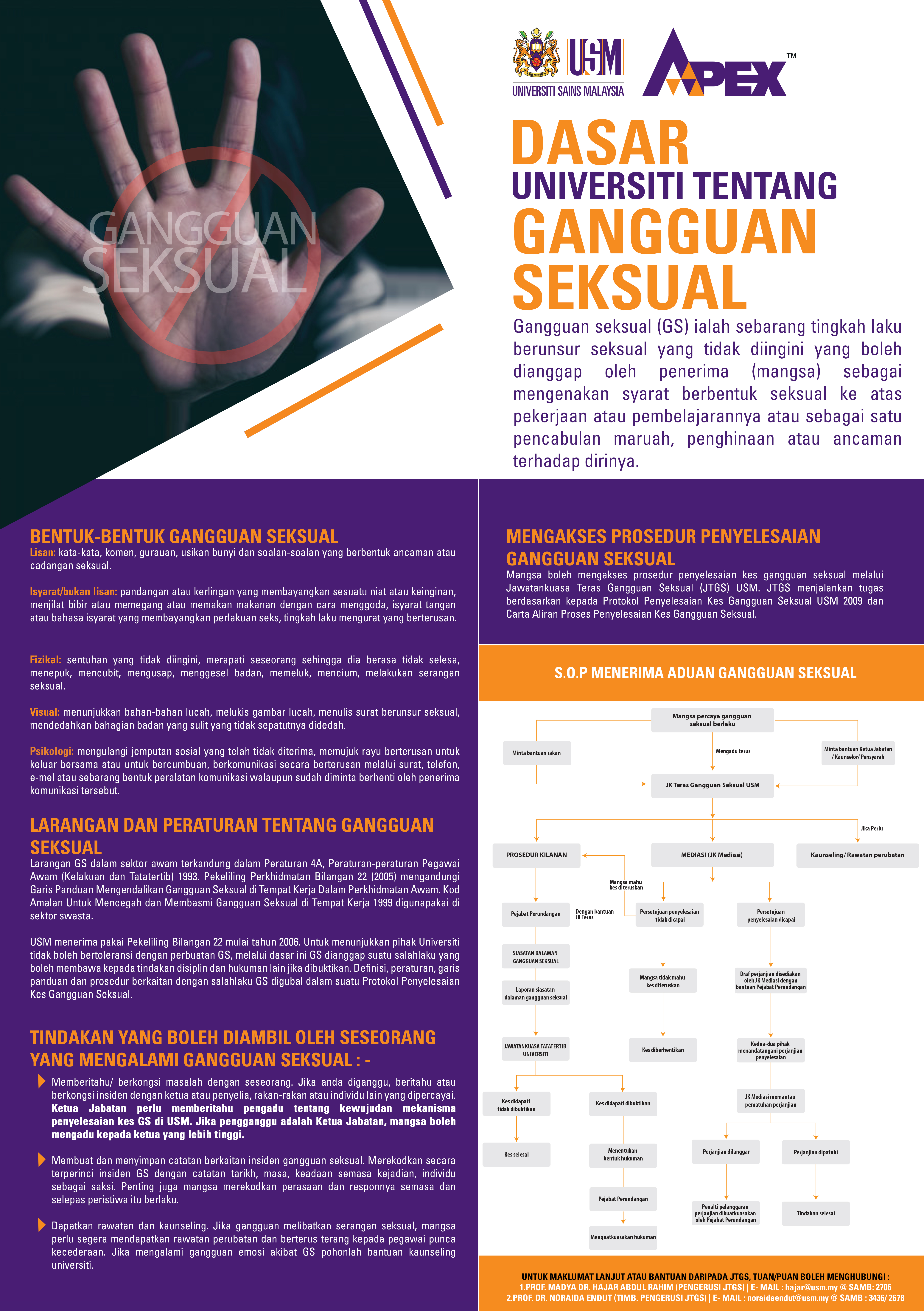 Dasar Universiti Tentang Gangguan Seksual